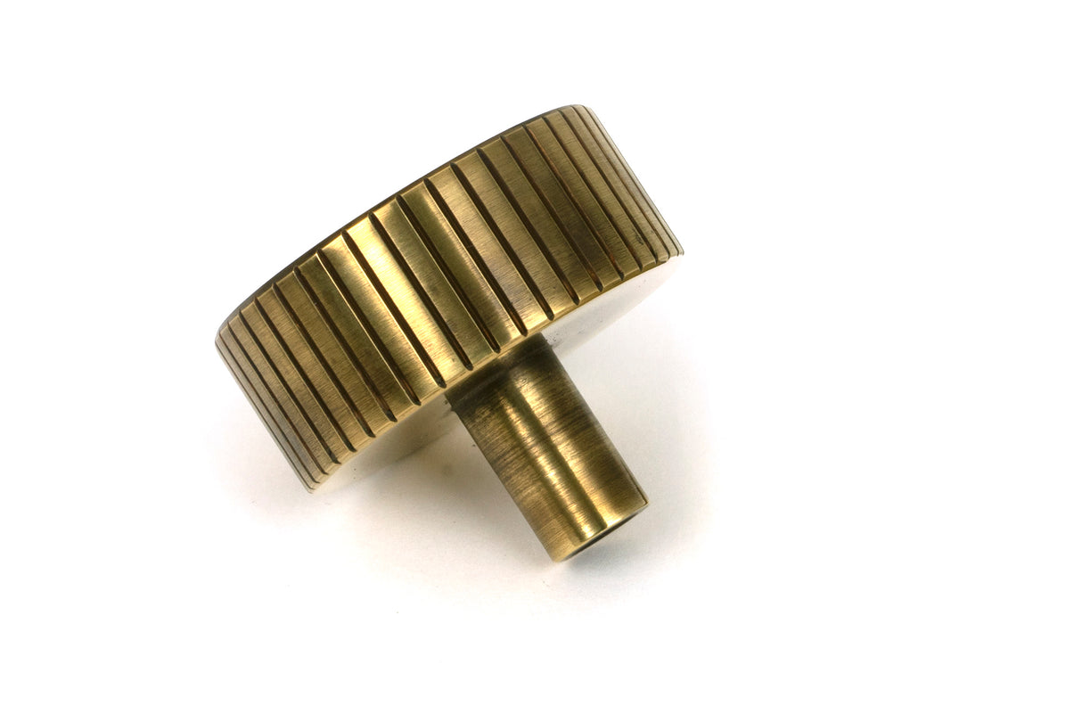 From The Anvil - Aged Brass Judd Cabinet Knob - 38mm (No rose) | Sku. 50384 | Trade Door Handles.