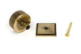 From The Anvil - Aged Brass Judd Cabinet Knob - 38mm (Square) | Sku. 50385 | Trade Door Handles.
