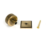 From The Anvil - Aged Brass Judd Cabinet Knob - 38mm (Square) | Sku. 50385 | Trade Door Handles.