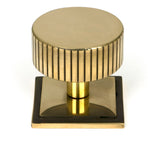 From The Anvil - Aged Brass Judd Cabinet Knob - 38mm (Square) | Sku. 50385 | Trade Door Handles.