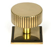 From The Anvil - Aged Brass Judd Cabinet Knob - 38mm (Square) | Sku. 50385 | Trade Door Handles.
