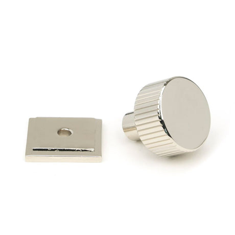 From The Anvil - Polished Nickel Judd Cabinet Knob - 25mm (Plain) | Sku. 50389 | Trade Door Handles.