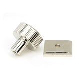 From The Anvil - Polished Nickel Judd Cabinet Knob - 25mm (Plain) | Sku. 50389 | Trade Door Handles.