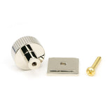 From The Anvil - Polished Nickel Judd Cabinet Knob - 25mm (Plain) | Sku. 50389 | Trade Door Handles.
