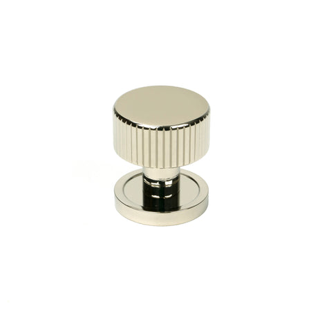 From The Anvil - Polished Nickel Judd Cabinet Knob - 25mm (Plain) | Sku. 50389 | Trade Door Handles.