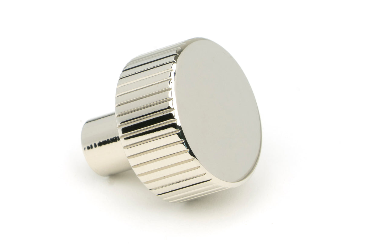 From The Anvil - Polished Nickel Judd Cabinet Knob - 25mm (No rose) | Sku. 50390 | Trade Door Handles.