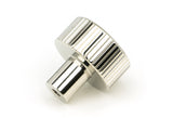 From The Anvil - Polished Nickel Judd Cabinet Knob - 25mm (No rose) | Sku. 50390 | Trade Door Handles.