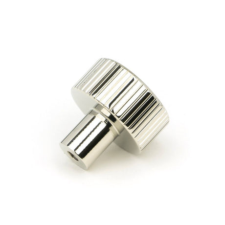 From The Anvil - Polished Nickel Judd Cabinet Knob - 25mm (No rose) | Sku. 50390 | Trade Door Handles.