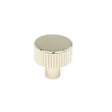 From The Anvil - Polished Nickel Judd Cabinet Knob - 25mm (No rose) | Sku. 50390 | Trade Door Handles.