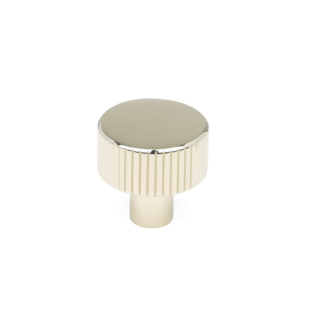 From The Anvil - Polished Nickel Judd Cabinet Knob - 25mm (No rose) | Sku. 50390 | Trade Door Handles.
