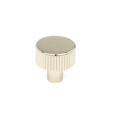 From The Anvil - Polished Nickel Judd Cabinet Knob - 25mm (No rose) | Sku. 50390 | Trade Door Handles.