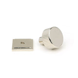 From The Anvil - Polished Nickel Judd Cabinet Knob - 25mm (Square) | Sku. 50391 | Trade Door Handles.