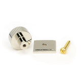 From The Anvil - Polished Nickel Judd Cabinet Knob - 25mm (Square) | Sku. 50391 | Trade Door Handles.