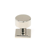 From The Anvil - Polished Nickel Judd Cabinet Knob - 25mm (Square) | Sku. 50391 | Trade Door Handles.