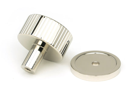 From The Anvil - Polished Nickel Judd Cabinet Knob - 32mm (Plain) | Sku. 50392 | Trade Door Handles.