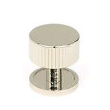 From The Anvil - Polished Nickel Judd Cabinet Knob - 32mm (Plain) | Sku. 50392 | Trade Door Handles.
