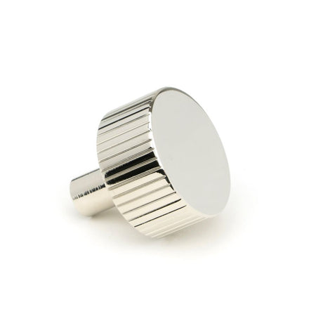 From The Anvil - Polished Nickel Judd Cabinet Knob - 32mm (No rose) | Sku. 50393 | Trade Door Handles.