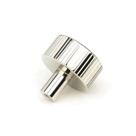 From The Anvil - Polished Nickel Judd Cabinet Knob - 32mm (No rose) | Sku. 50393 | Trade Door Handles.