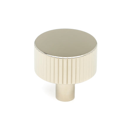 From The Anvil - Polished Nickel Judd Cabinet Knob - 32mm (No rose) | Sku. 50393 | Trade Door Handles.
