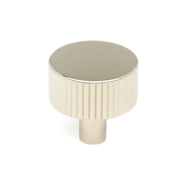 From The Anvil - Polished Nickel Judd Cabinet Knob - 32mm (No rose) | Sku. 50393 | Trade Door Handles.