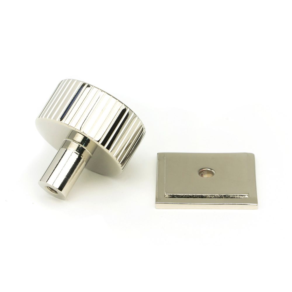 From The Anvil - Polished Nickel Judd Cabinet Knob - 32mm (Square) | Sku. 50394 | Trade Door Handles.