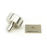 From The Anvil - Polished Nickel Judd Cabinet Knob - 32mm (Square) | Sku. 50394 | Trade Door Handles.