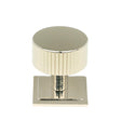 From The Anvil - Polished Nickel Judd Cabinet Knob - 32mm (Square) | Sku. 50394 | Trade Door Handles.