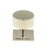 From The Anvil - Polished Nickel Judd Cabinet Knob - 32mm (Square) | Sku. 50394 | Trade Door Handles.