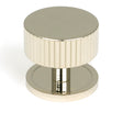 From The Anvil - Polished Nickel Judd Cabinet Knob - 38mm (Plain) | Sku. 50395 | Trade Door Handles.