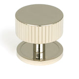 From The Anvil - Polished Nickel Judd Cabinet Knob - 38mm (Plain) | Sku. 50395 | Trade Door Handles.