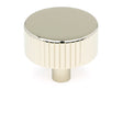 From The Anvil - Polished Nickel Judd Cabinet Knob - 38mm (No rose) | Sku. 50396 | Trade Door Handles.