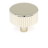 From The Anvil - Polished Nickel Judd Cabinet Knob - 38mm (No rose) | Sku. 50396 | Trade Door Handles.