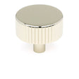 From The Anvil - Polished Nickel Judd Cabinet Knob - 38mm (No rose) | Sku. 50396 | Trade Door Handles.