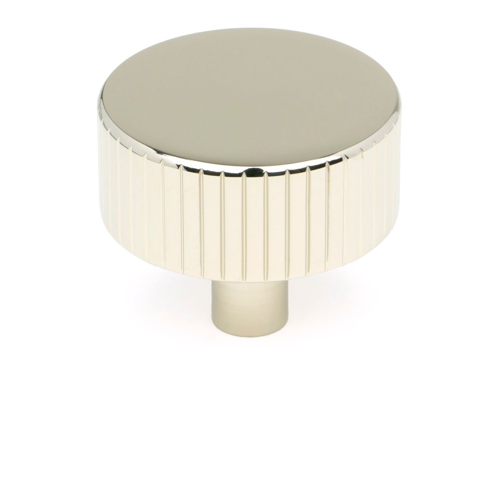 From The Anvil - Polished Nickel Judd Cabinet Knob - 38mm (No rose) | Sku. 50396 | Trade Door Handles.