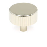 From The Anvil - Polished Nickel Judd Cabinet Knob - 38mm (No rose) | Sku. 50396 | Trade Door Handles.