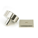 From The Anvil - Polished Nickel Judd Cabinet Knob - 38mm (Square) | Sku. 50397 | Trade Door Handles.