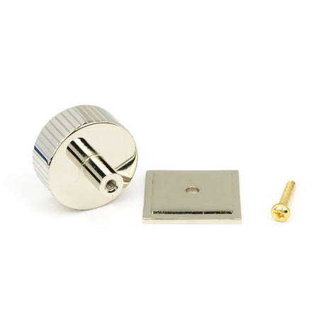 From The Anvil - Polished Nickel Judd Cabinet Knob - 38mm (Square) | Sku. 50397 | Trade Door Handles.