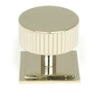 From The Anvil - Polished Nickel Judd Cabinet Knob - 38mm (Square) | Sku. 50397 | Trade Door Handles.