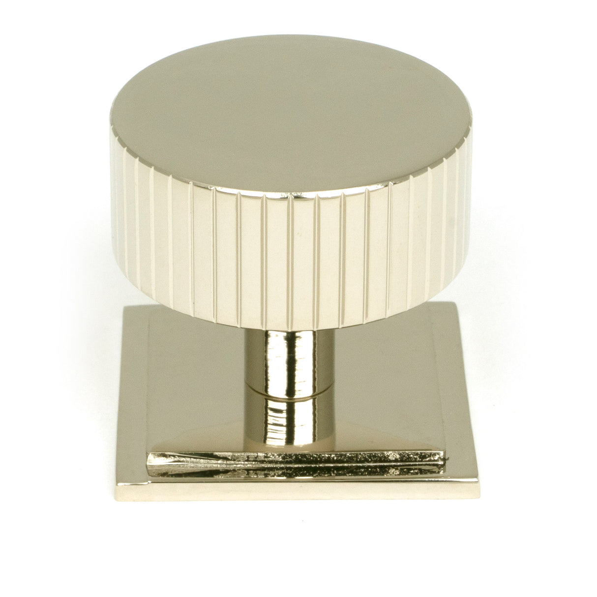 From The Anvil - Polished Nickel Judd Cabinet Knob - 38mm (Square) | Sku. 50397 | Trade Door Handles.