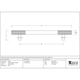 From The Anvil - Polished Nickel Judd Pull Handle - Medium | Sku. 50399 | Trade Door Handles.