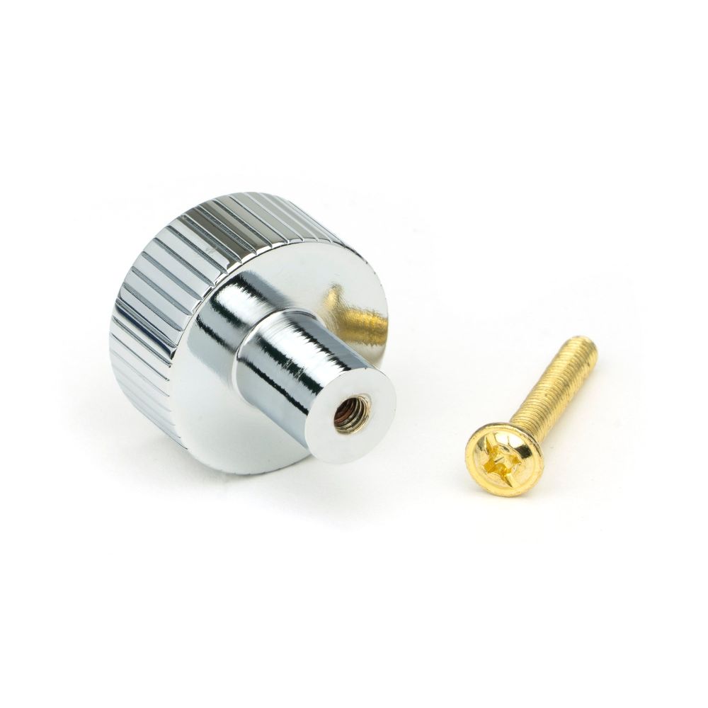 From The Anvil - Polished Chrome Judd Cabinet Knob - 25mm (No rose) | Sku. 50401 | Trade Door Handles.