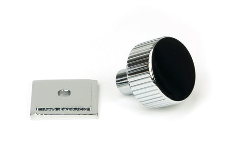 From The Anvil - Polished Chrome Judd Cabinet Knob - 25mm (Square) | Sku. 50402 | Trade Door Handles.