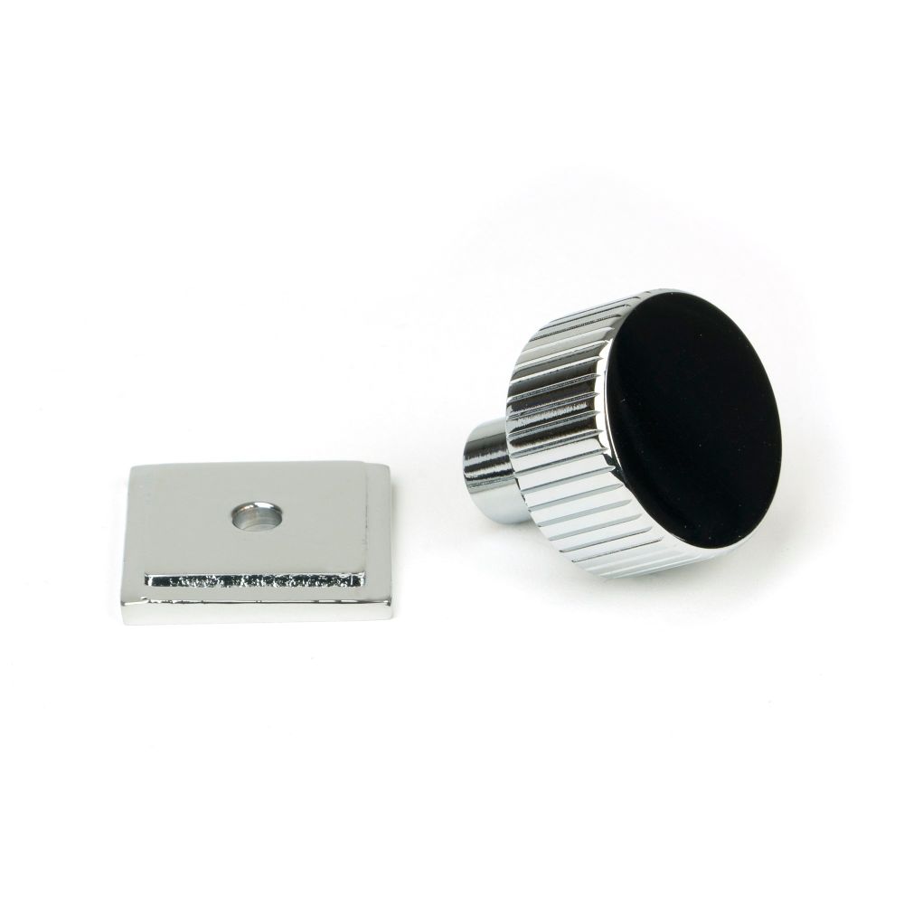 From The Anvil - Polished Chrome Judd Cabinet Knob - 25mm (Square) | Sku. 50402 | Trade Door Handles.