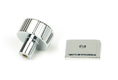 From The Anvil - Polished Chrome Judd Cabinet Knob - 25mm (Square) | Sku. 50402 | Trade Door Handles.