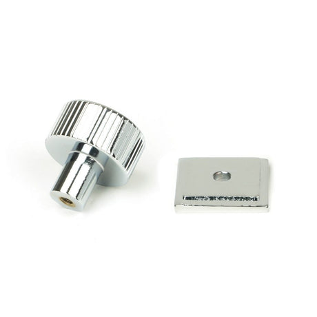 From The Anvil - Polished Chrome Judd Cabinet Knob - 25mm (Square) | Sku. 50402 | Trade Door Handles.