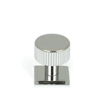 From The Anvil - Polished Chrome Judd Cabinet Knob - 25mm (Square) | Sku. 50402 | Trade Door Handles.