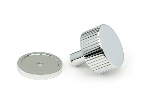 From The Anvil - Polished Chrome Judd Cabinet Knob - 32mm (Plain) | Sku. 50403 | Trade Door Handles.