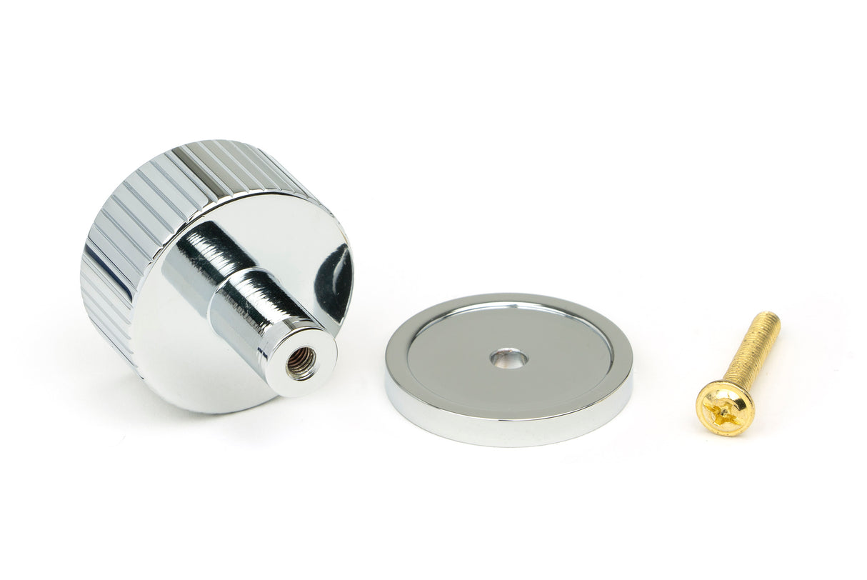 From The Anvil - Polished Chrome Judd Cabinet Knob - 32mm (Plain) | Sku. 50403 | Trade Door Handles.