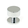 From The Anvil - Polished Chrome Judd Cabinet Knob - 32mm (Plain) | Sku. 50403 | Trade Door Handles.
