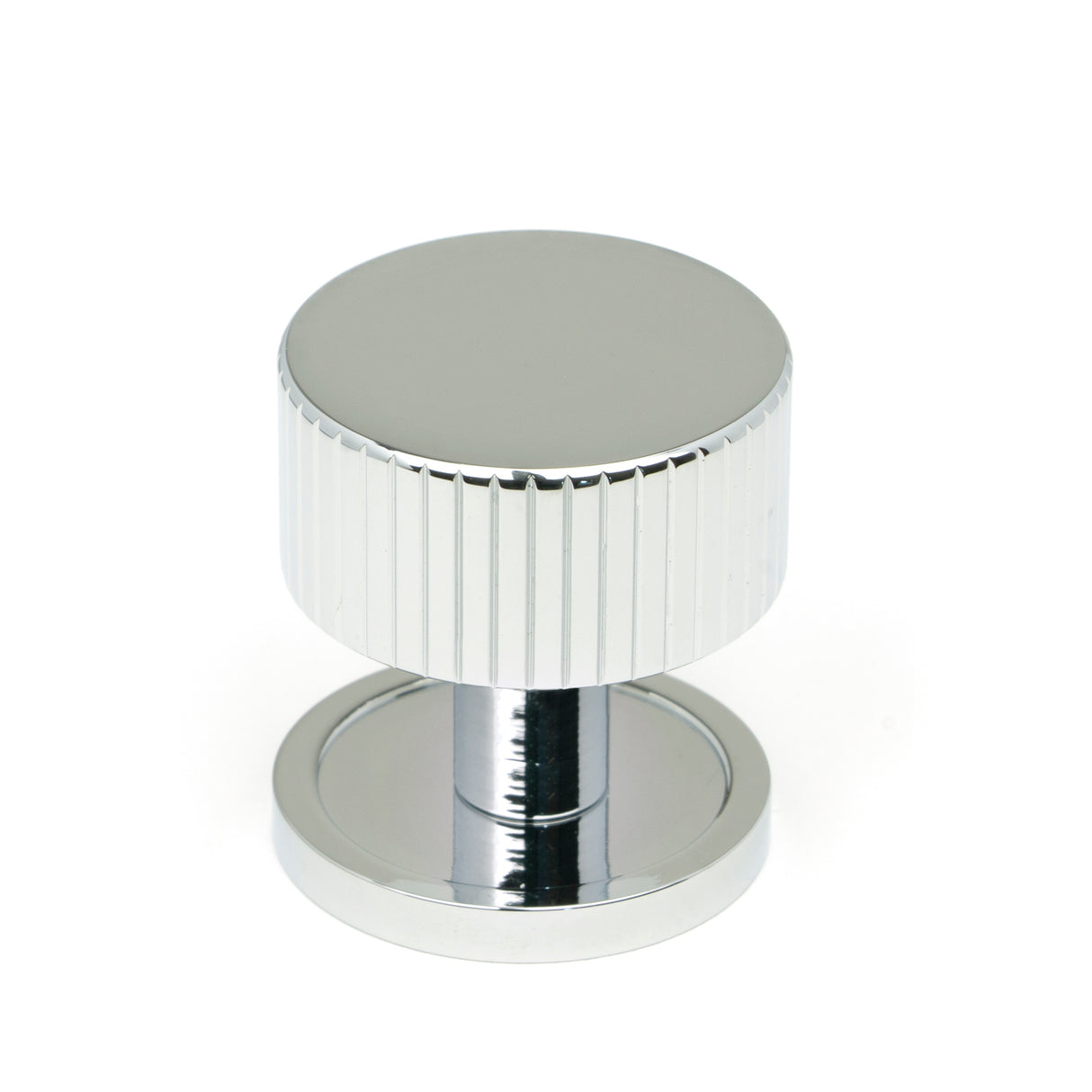 From The Anvil - Polished Chrome Judd Cabinet Knob - 32mm (Plain) | Sku. 50403 | Trade Door Handles.